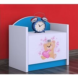 Noptiera Happy Babies Happy SZN02 Teddy Bear (White/Blue) Thumb