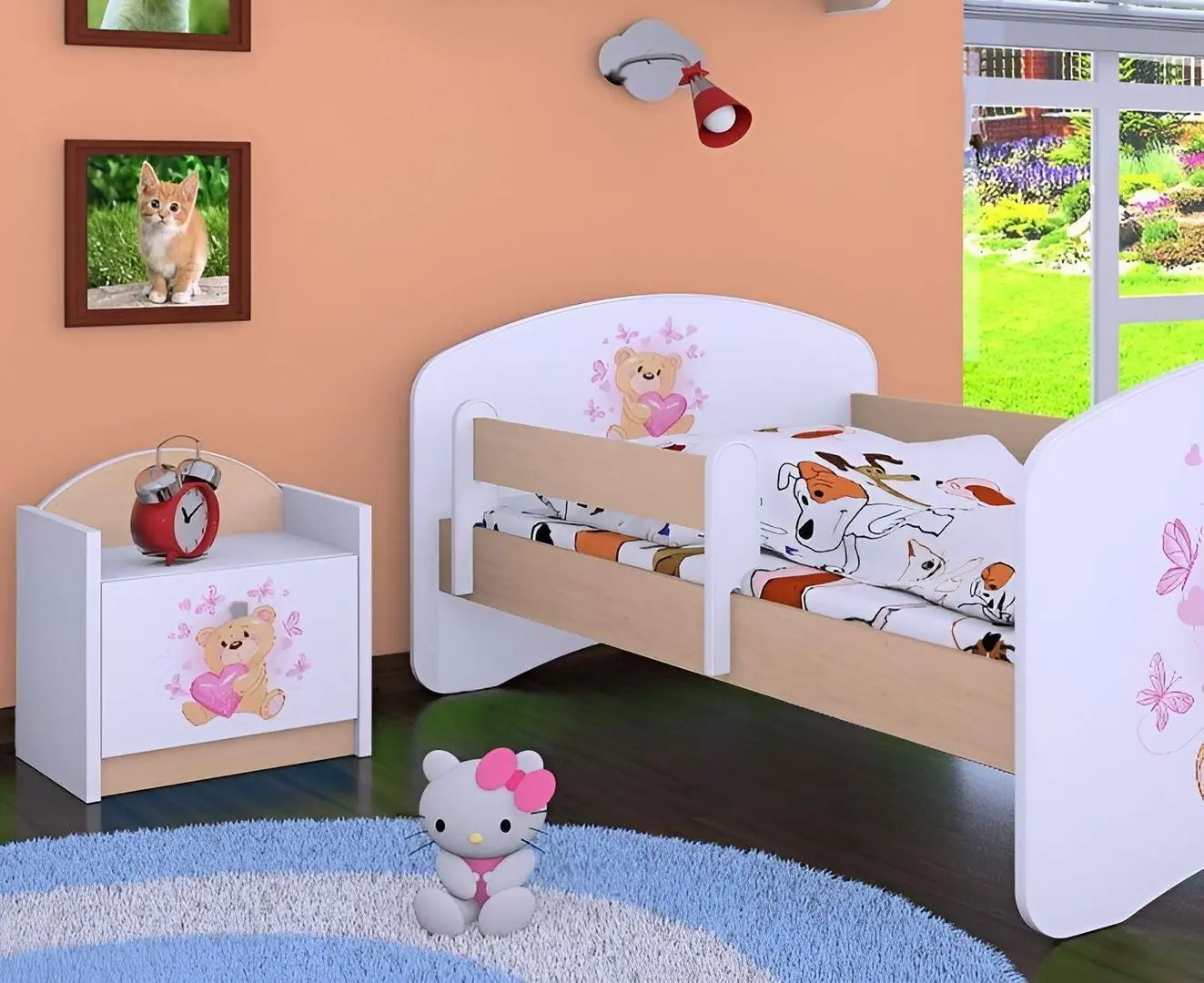 Noptiera Happy Babies Happy SZN02 Teddy Bear (White/Light Pear)