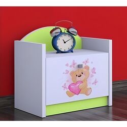 Noptiera Happy Babies Happy SZN02 Teddy Bear (White/Pastel Green) Thumb