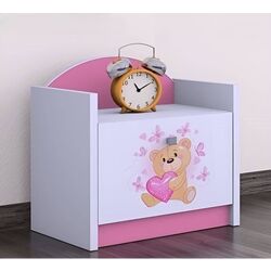 Noptiera Happy Babies Happy SZN02 Teddy Bear (White/Pink) Thumb