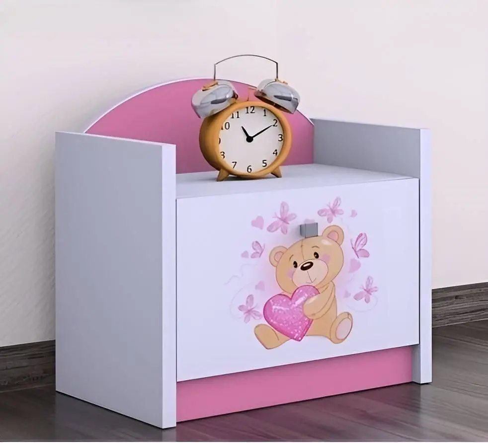 Noptiera Happy Babies Happy SZN02 Teddy Bear (White/Pink)