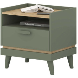 Прикроватная тумба Helvetia Scandi 24GDOH22 (Oiled Oak/Faded Green) Thumb