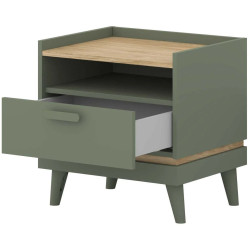 Прикроватная тумба Helvetia Scandi 24GDOH22 (Oiled Oak/Faded Green) Thumb