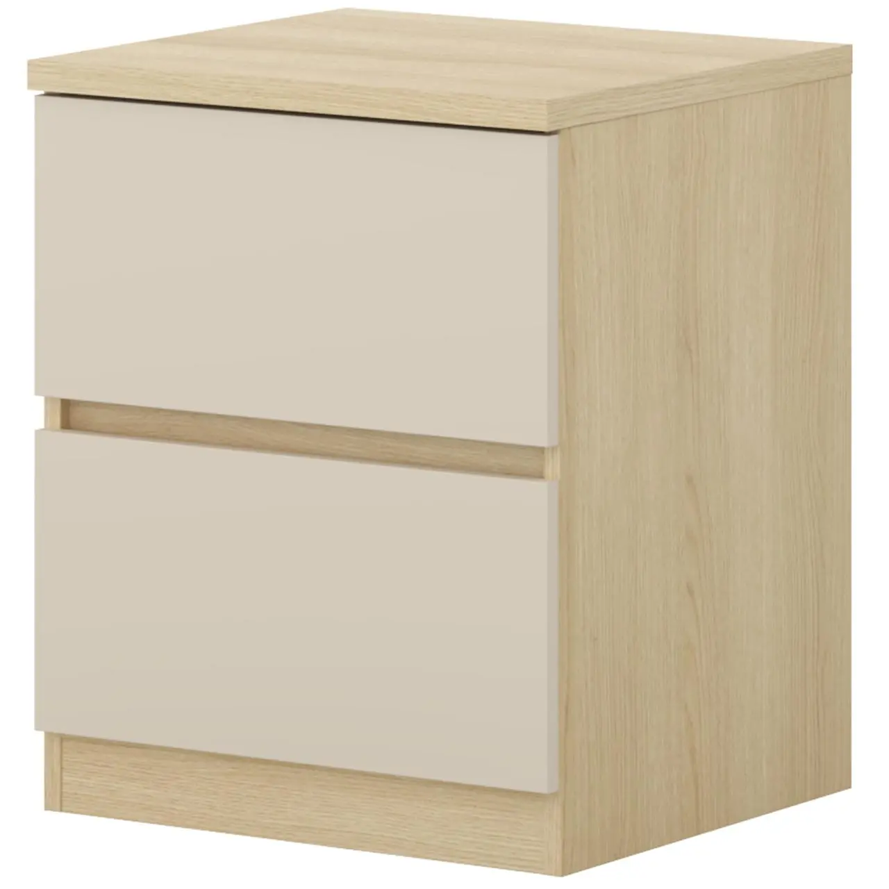 Прикроватная тумба Helvetia Terra 24LBON22 (Lindberg Oak/Sand Beige) - 2
