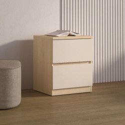 Прикроватная тумба Helvetia Terra 24LBON22 (Lindberg Oak/Sand Beige)