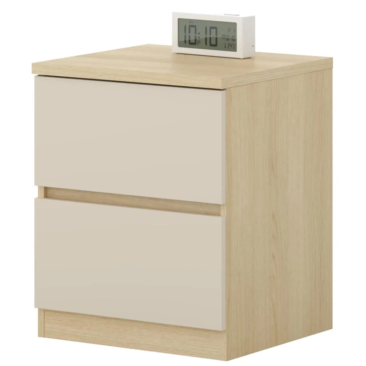 Прикроватная тумба Helvetia Terra 24LBON22 (Lindberg Oak/Sand Beige) - 4