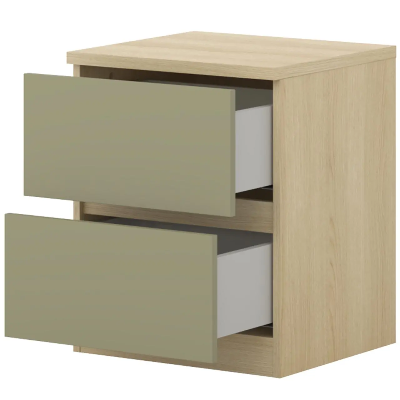 Прикроватная тумба Helvetia Terra 24LEON22 (Lindberg Oak/Eucalyptus) - 4