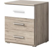 Тумба прикроватная Helvetia Beta №22 (Sanremo Oak Light/White)