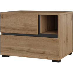 Тумба прикроватная Helvetia Cross 24N6MY22 (Wotan Oak/Black) Thumb