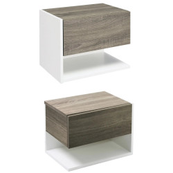 Комплект прикроватных тумб Homcom 831-339 (White/Oak) Thumb