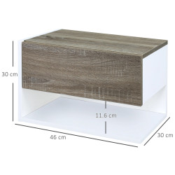 Комплект прикроватных тумб Homcom 831-339 (White/Oak) Thumb
