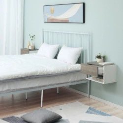 Комплект прикроватных тумб Homcom 831-339 (White/Oak) Thumb