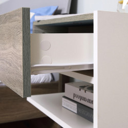 Комплект прикроватных тумб Homcom 831-339 (White/Oak) Thumb