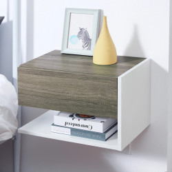 Комплект прикроватных тумб Homcom 831-339 (White/Oak) Thumb