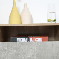 Комплект прикроватных тумб Homcom 831-478GY (Grey/Natural) Thumb