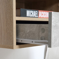 Комплект прикроватных тумб Homcom 831-478GY (Grey/Natural) Thumb