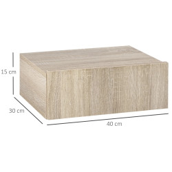 Комплект прикроватных тумб Homcom 831-481ND (Natural) Thumb