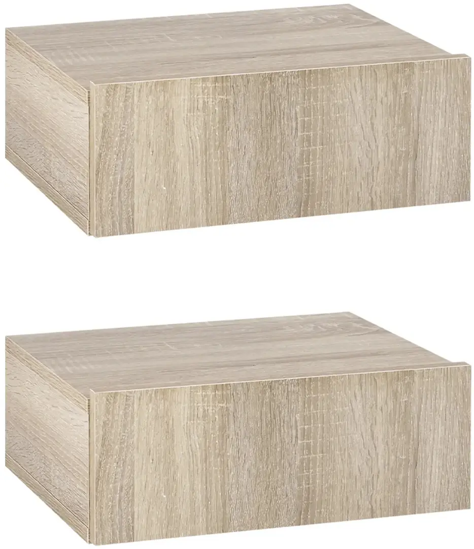 Комплект прикроватных тумб Homcom 831-481ND (Natural)