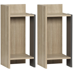 Set noptiere Homcom 831-570V00GY (Grey/Natural) Thumb