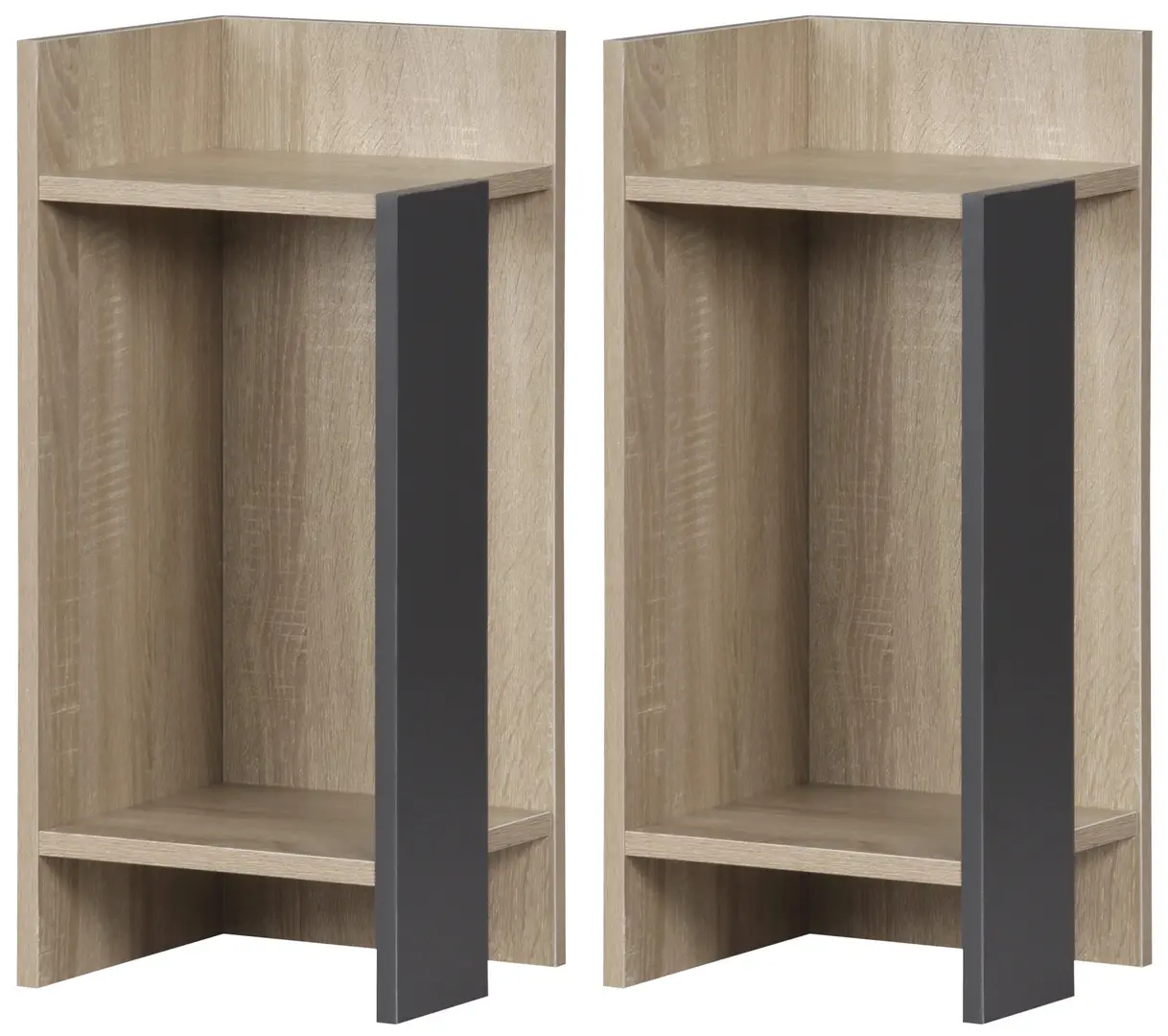Set noptiere Homcom 831-570V00GY (Grey/Natural)
