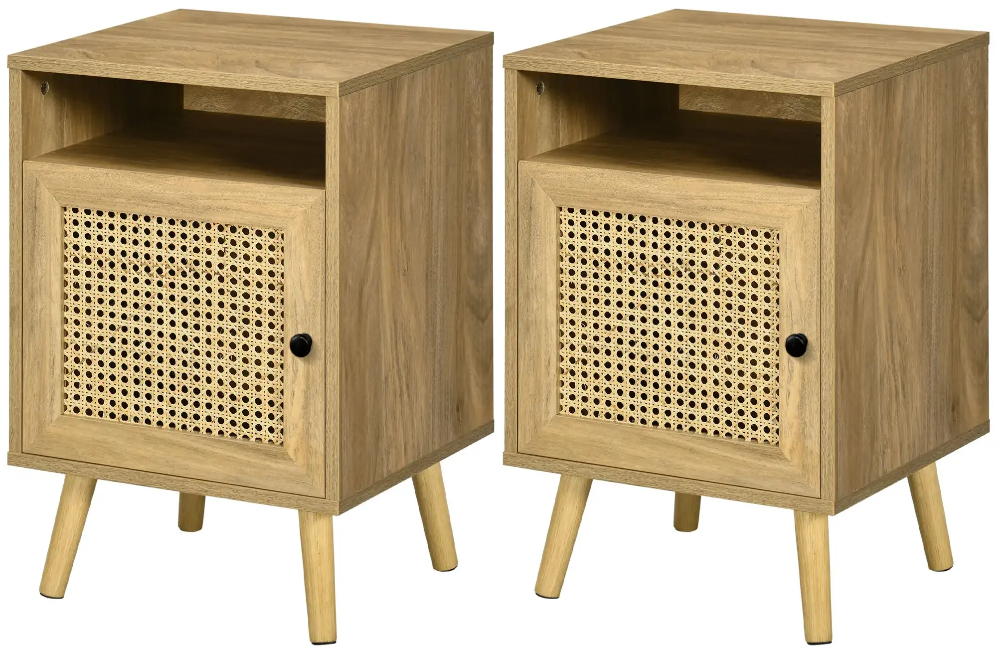 Комплект прикроватных тумб Homcom 831-599V03ND (Natural) - 2