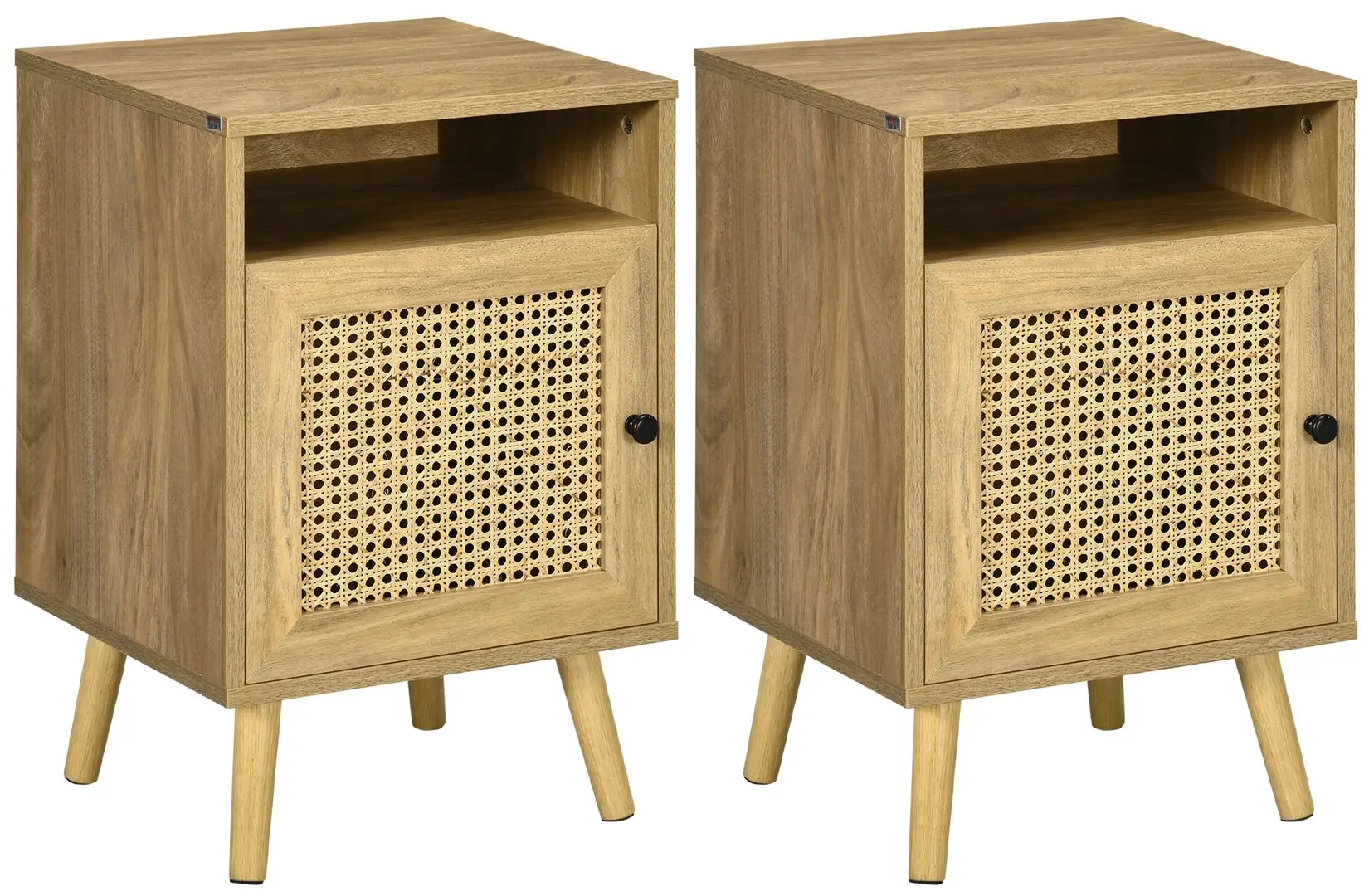 Комплект прикроватных тумб Homcom 831-599V03ND (Natural)