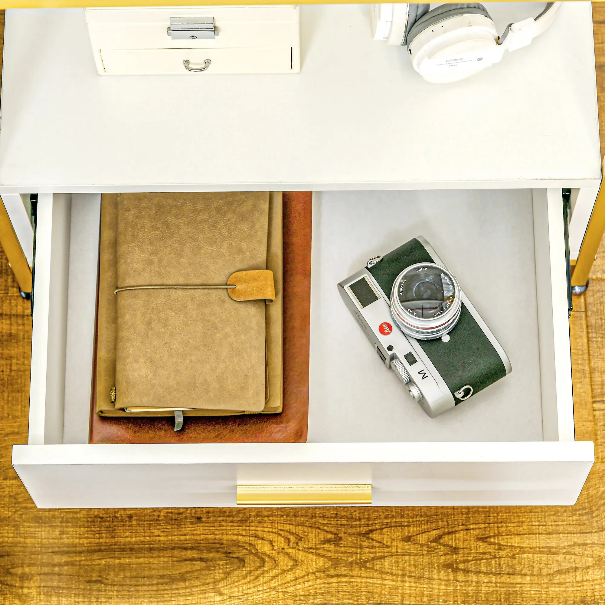 Set noptiere Homcom 831-703V80WT (White/Gold) - 4