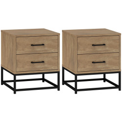 Комплект прикроватных тумб Homcom 831-838V00ND (Natural) Thumb
