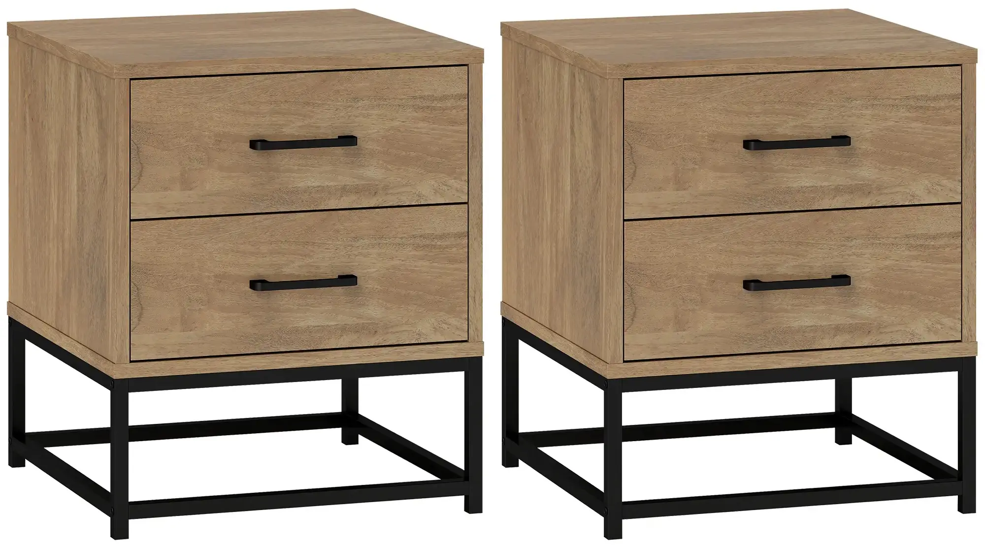 Комплект прикроватных тумб Homcom 831-838V00ND (Natural) - 2