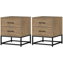 Комплект прикроватных тумб Homcom 831-838V00ND (Natural) Thumb