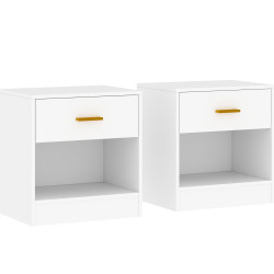 Комплект прикроватных тумб Homcom 831-936V80WT (White) Thumb