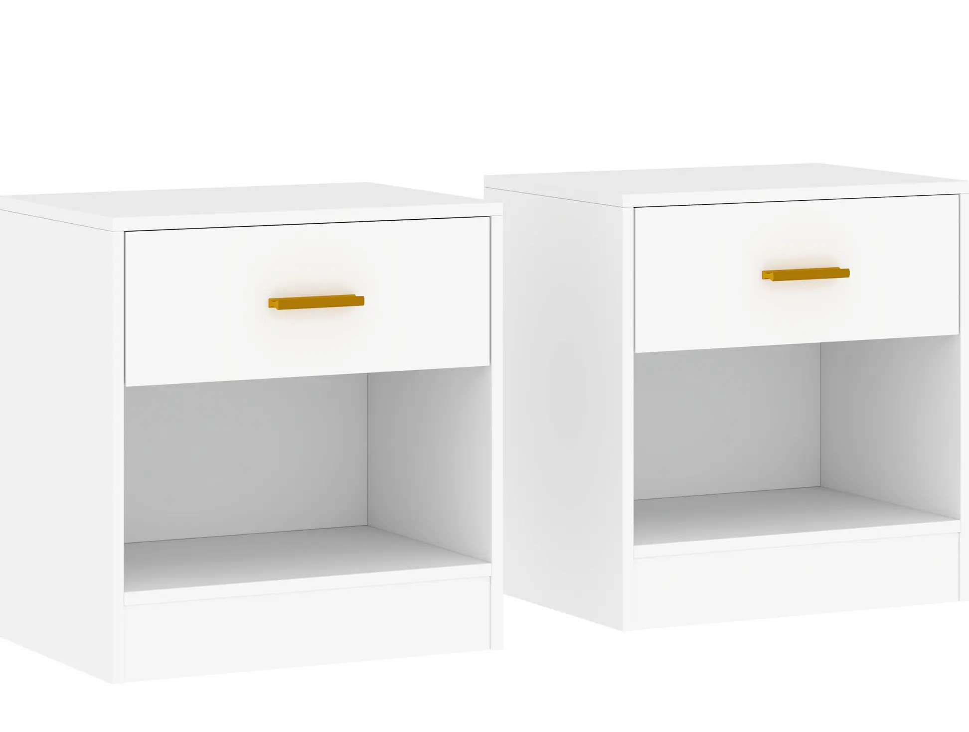 Комплект прикроватных тумб Homcom 831-936V80WT (White) - 2