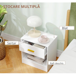Комплект прикроватных тумб Homcom 831-936V80WT (White) Thumb