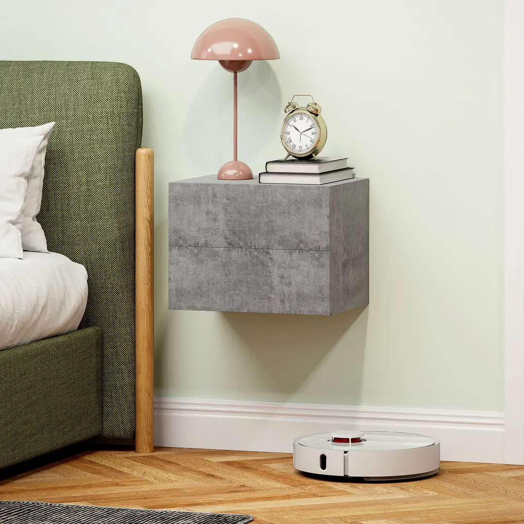 Комплект прикроватных тумб Homcom 831-962V00GY (Grey)