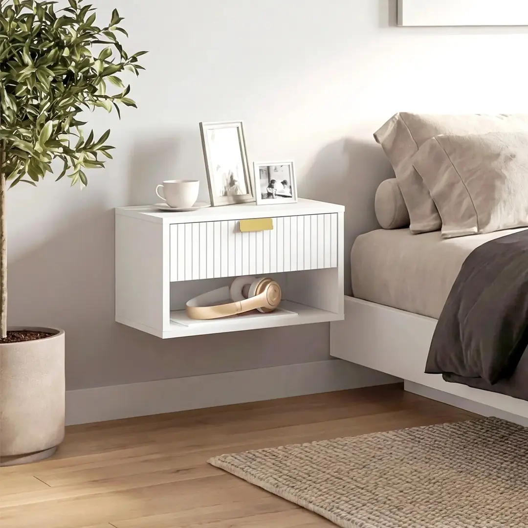 Комплект прикроватных тумб Homcom 83D-173V80WT (White)
