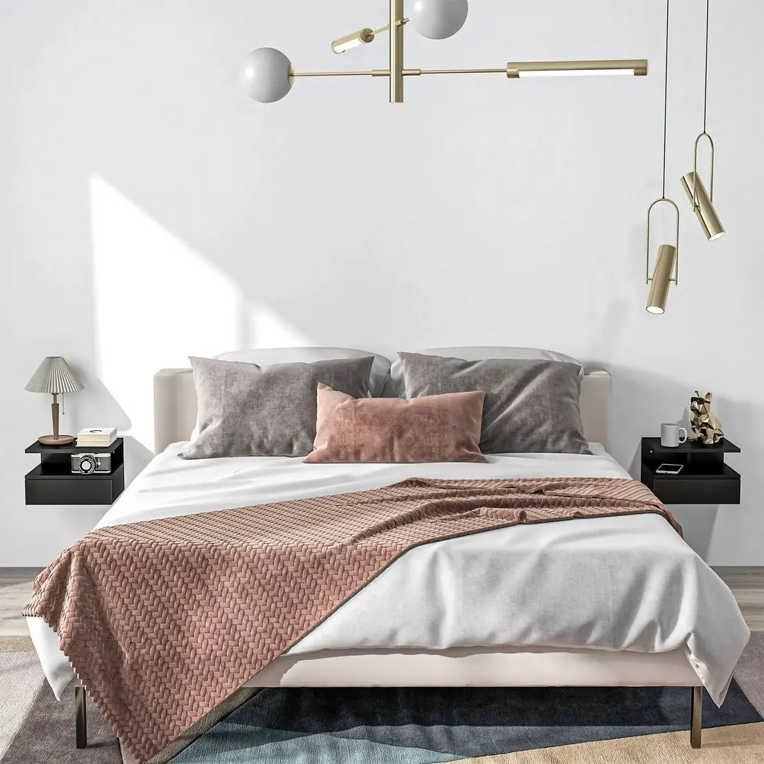 Set noptiere Homcom 831-338BK 35x22x32 cm (Black)