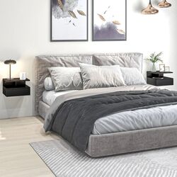 Set noptiere Homcom 831-338BK 35x22x32 cm (Black)