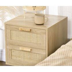 Set noptiere Homcom 831-664V01ND 40x56 cm (Natural Oak) Thumb