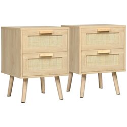 Set noptiere Homcom 831-664V01ND 40x56 cm (Natural Oak) Thumb