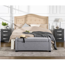 Set de noptiere Homcom 831-522GY (Gray) Thumb