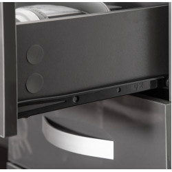 Set de noptiere Homcom 831-522GY (Gray) Thumb