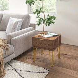 Set de noptiere Homcom 831-683V02BN (Brown) Thumb