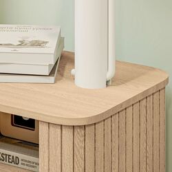 Набор прикроватных тумбочек Homcom 831-822V81AK 48x40x48 cm (Oak/Black) Thumb