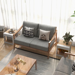 Набор прикроватных тумбочек Homcom 839-777V80WT (White/Natural) Thumb