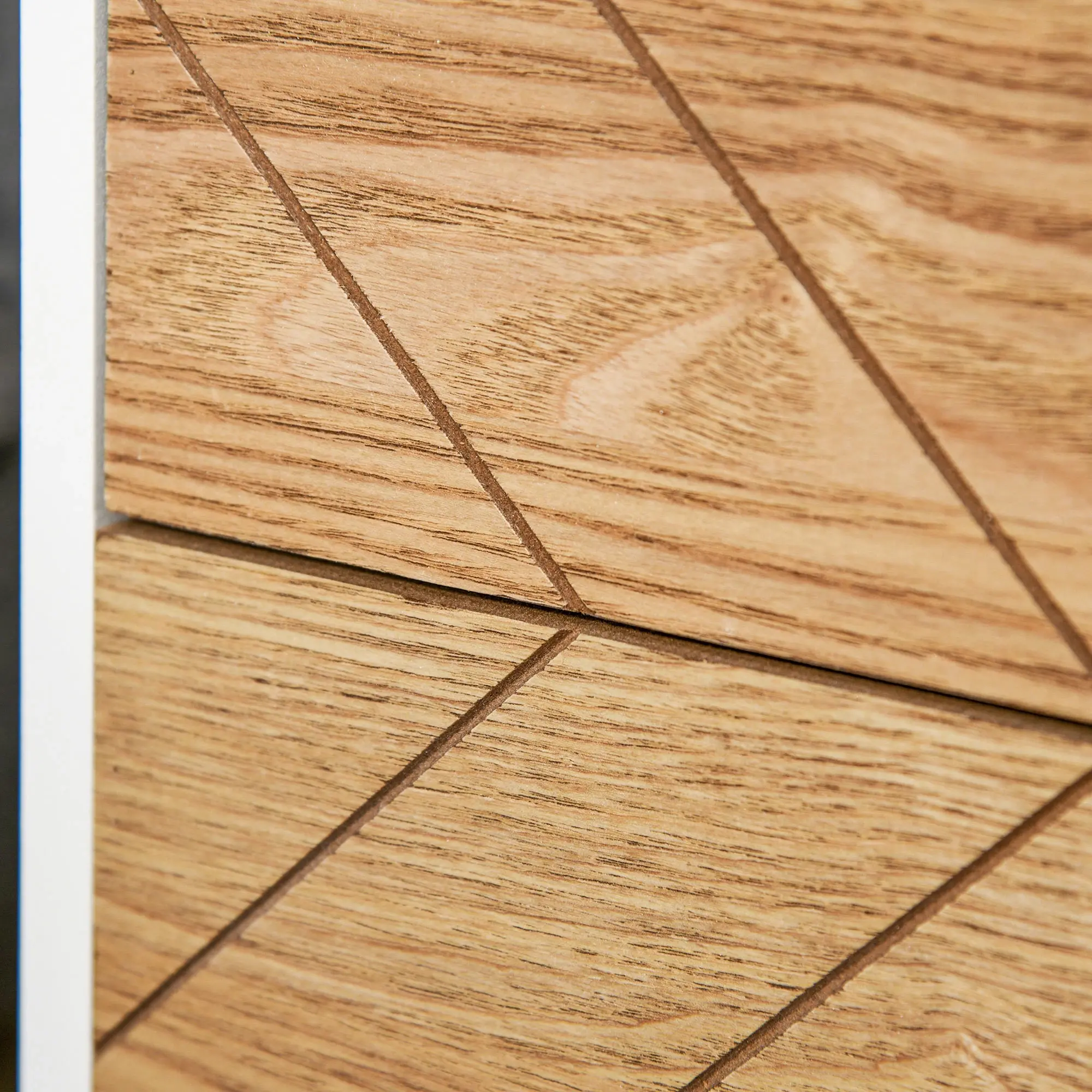 Тумба прикроватная Homcom 831-216V01 (White/Natural) - 7