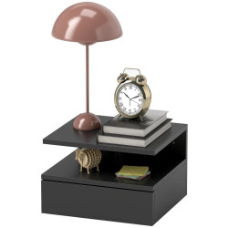 Тумба прикроватная Homcom 831-338V03BK (Black) Thumb