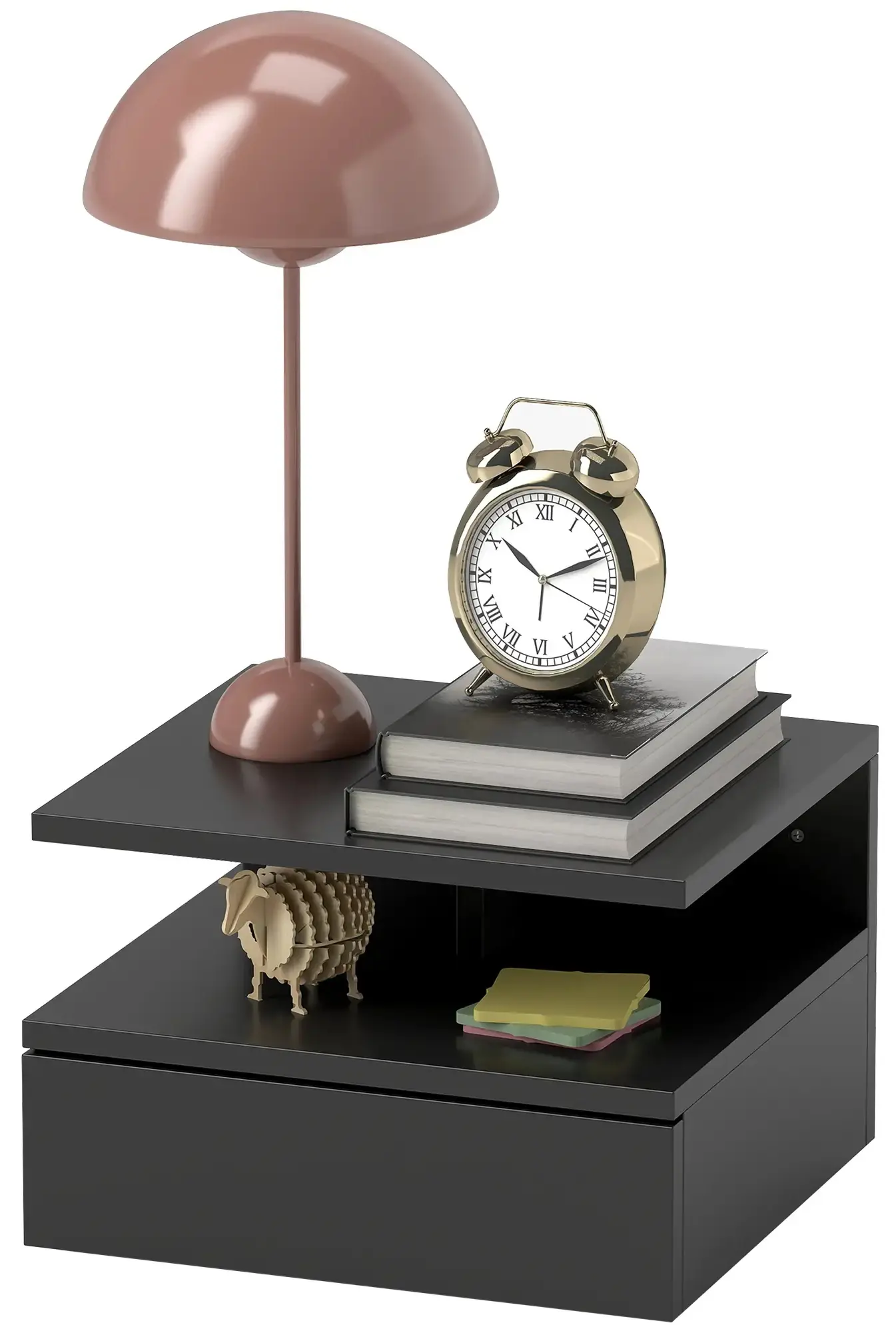 Тумба прикроватная Homcom 831-338V03BK (Black) - 4