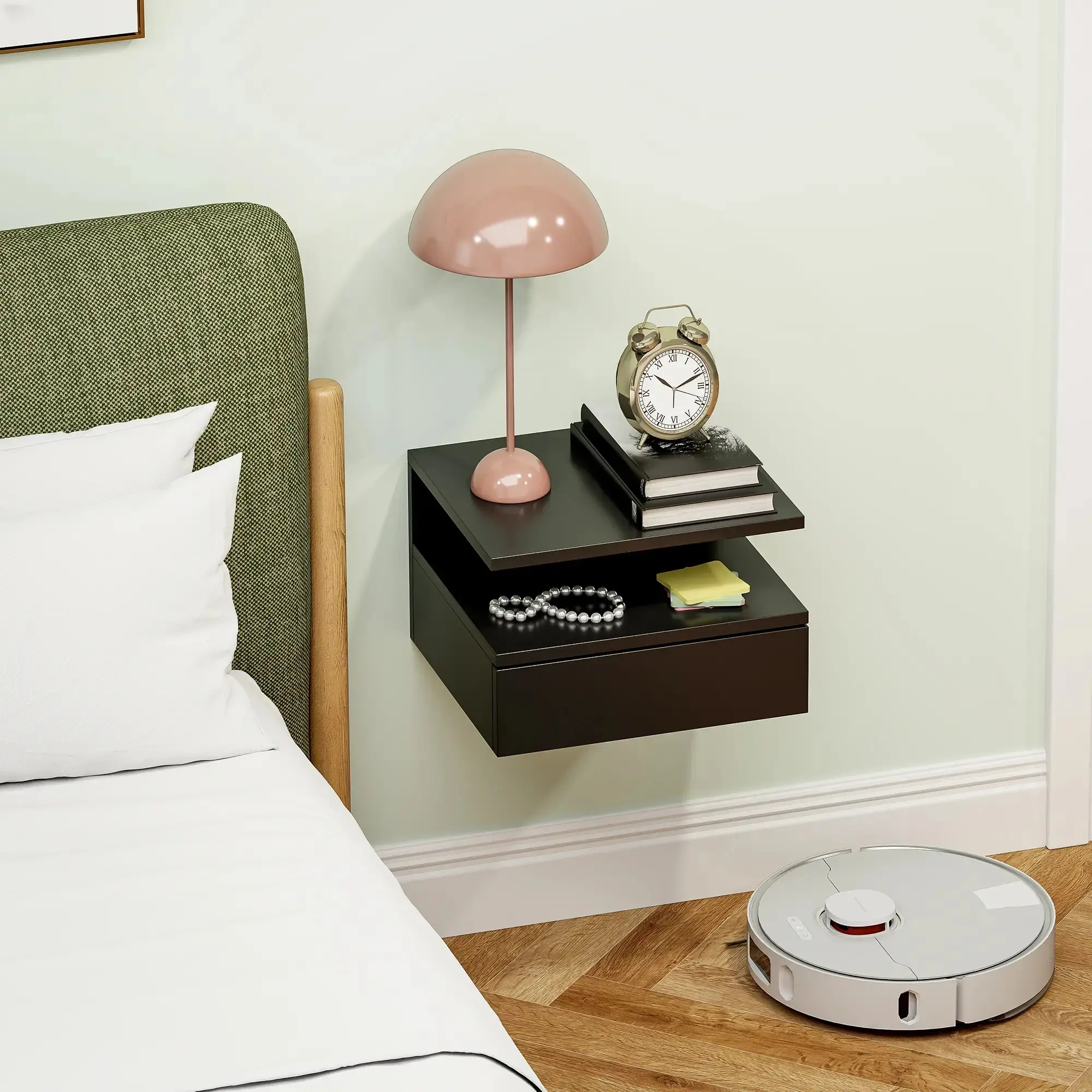 Тумба прикроватная Homcom 831-338V03BK (Black) - 6