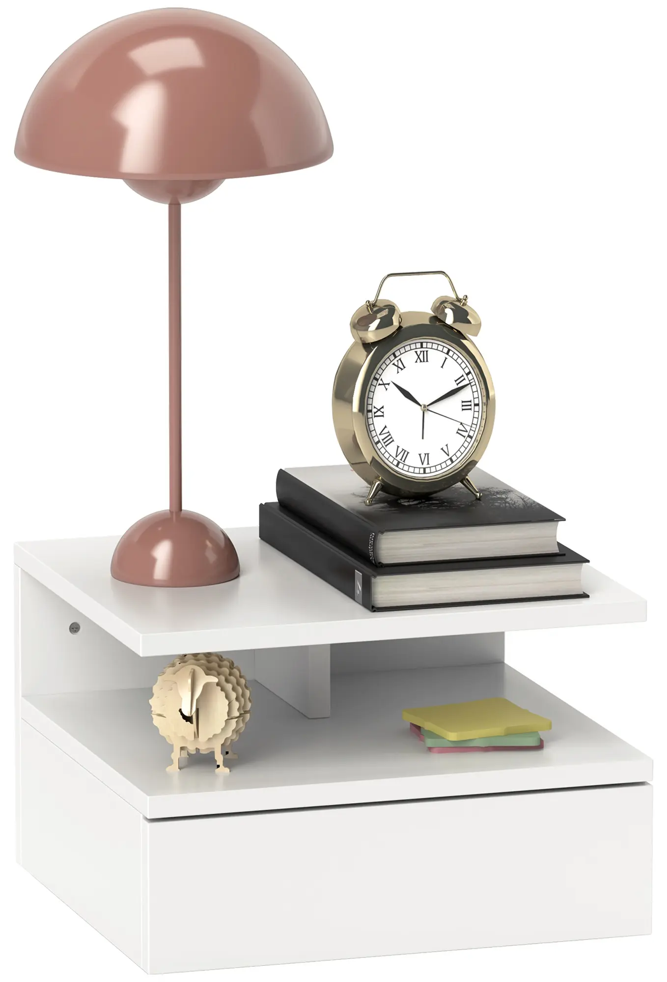 Тумба прикроватная Homcom 831-338V03WT (White) - 3