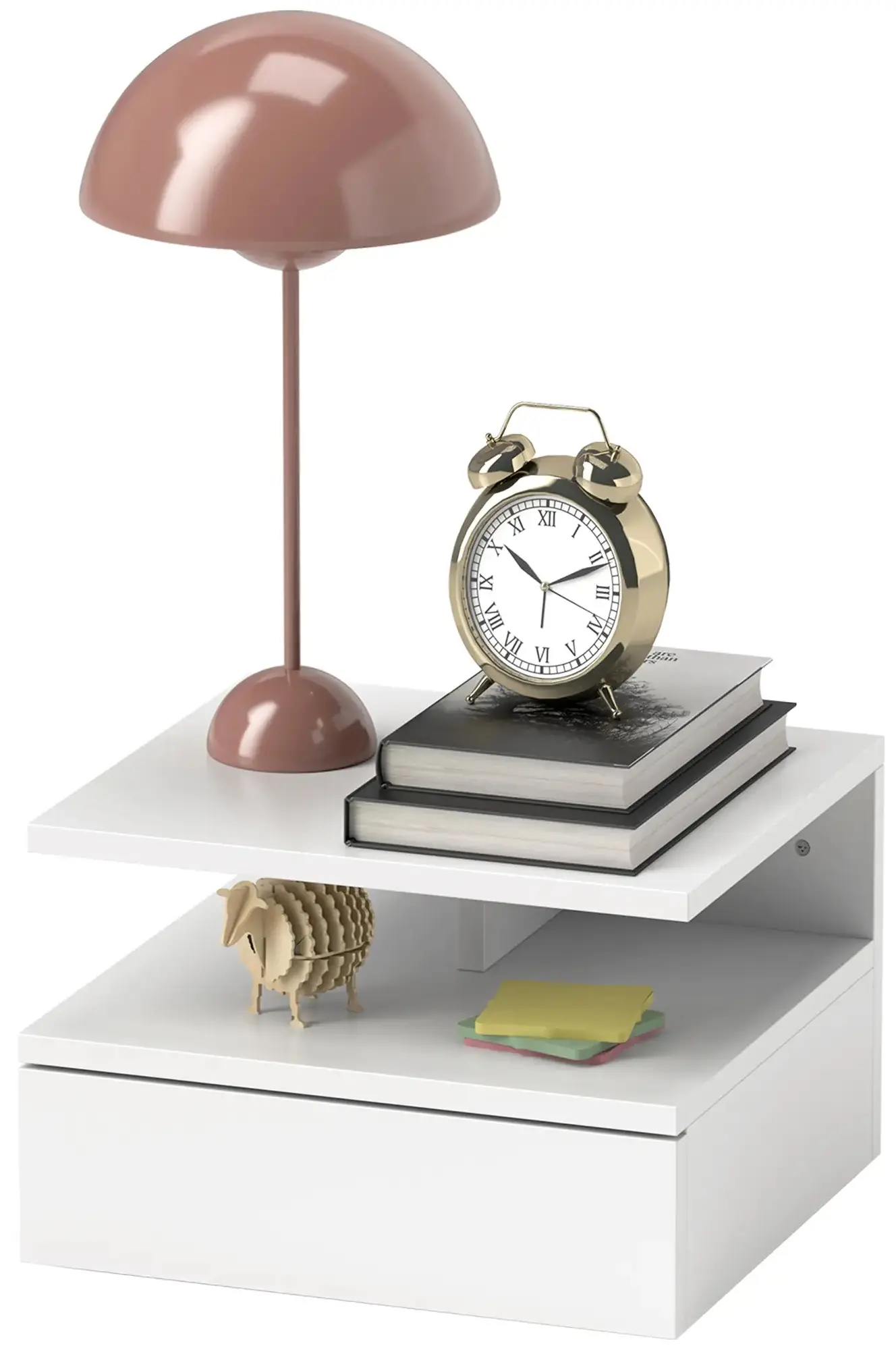 Тумба прикроватная Homcom 831-338V03WT (White) - 4